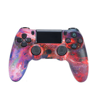 PS4 Private Edition Game Controller with a vibrant galaxy design for optimal gaming performance.